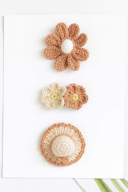 Soft Tones Mixed Pack Low Hair Baby Hair Clip Antiallergic 100% Cotton 3-Piece Hairless Baby Hair Clip (0-3 Years)