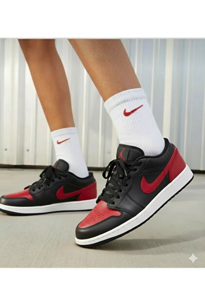 Nike Air Jordan 1 Low Unisex Spor Ayakkabısı ( SPORTİKS ) DAR