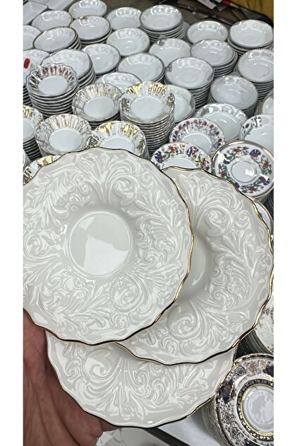 Esterhomedecor 6-Piece Porcelain Tea Plate