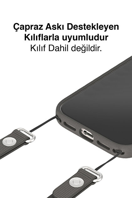 WANNA PROTECT iPhone Tüm Serilerle Uyumlu Çapraz Ayarlanabilir