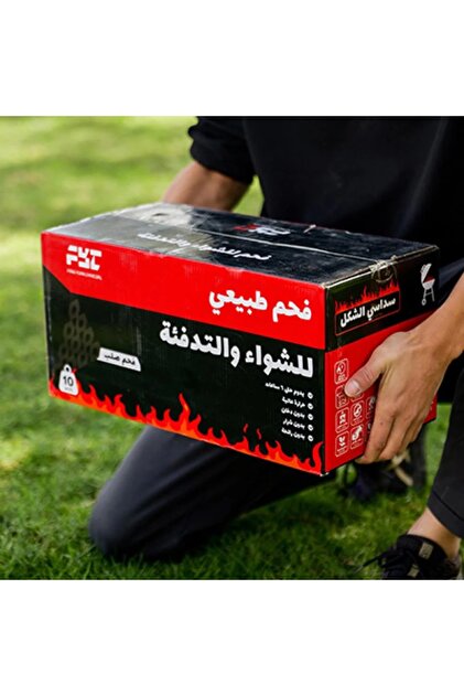 10kg compressed cylindrical charcoal for grilling and heating