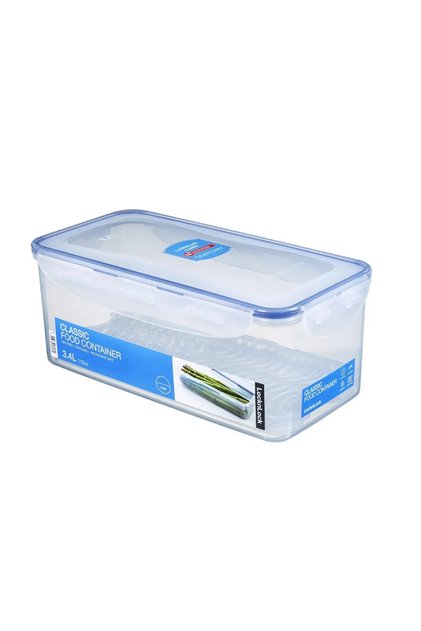 Lock N Lock Rectangular Food Container, HPL/848, 3.4L, Airtight, Premium Choice, Top Quality, Blue