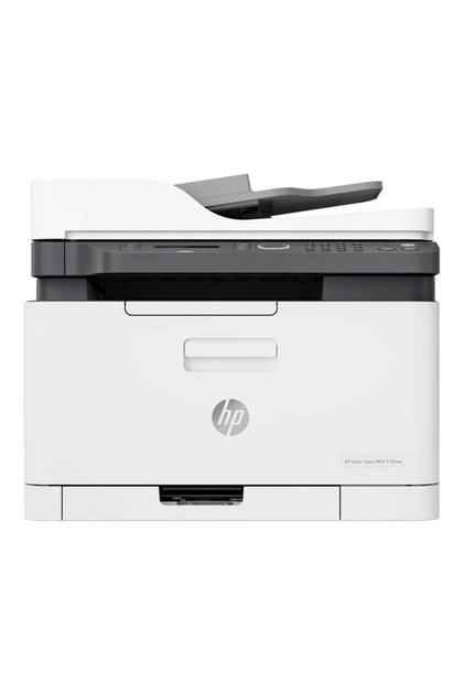 طابعة HP اللاسلكية متعددة الوظائف 179fnw الملونة A4 (طراز 4ZB97A) أبيض/أسود