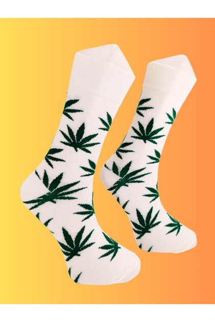 Special Series Happy Colorful Leaf Patterned Leaf Socks Fun Comfortable Stylish Design Style Socks