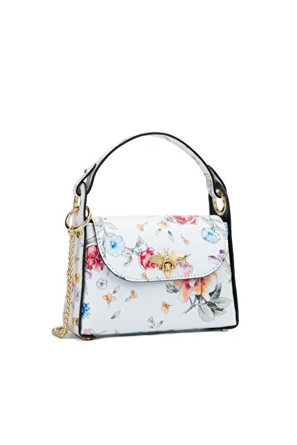Poseta Piele Alma - Floral, Geanta Casual din Piele Naturala, Geanta, Genti