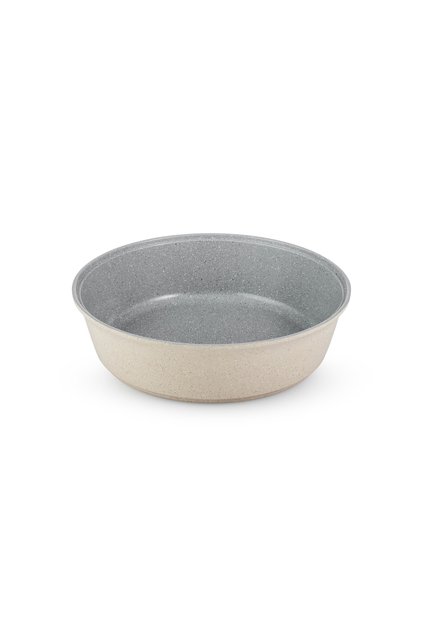 Lahoya Granite Round Tray – Elegant Ivory Color 28cm 🫕✨ | 3.8L Capacity
