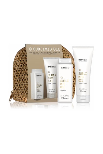 Kit Sublimis Oil - Sampon + Balsam - RAFFIA BAG - 250ml