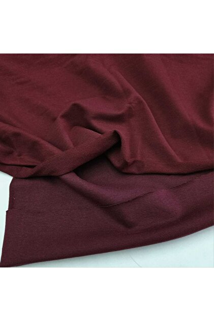 Bordo Eşofman Takımı Dikimi için Hazır Set: 250x180 cm İki İplik + 100x70 cm Ribana Kumaş