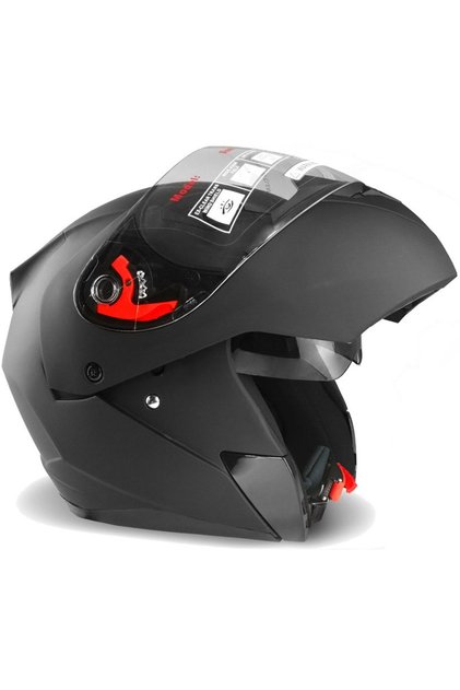 Casca moto modulabila neagra "L"