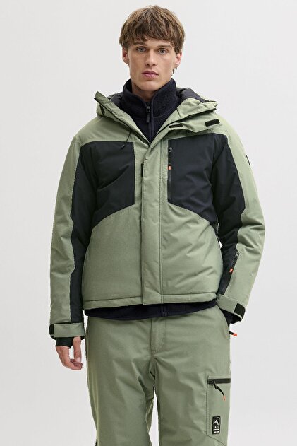 Jack & Jones Alpes Erkek Kayak Montu Su Geçirmez Rüzgar Geçirmez