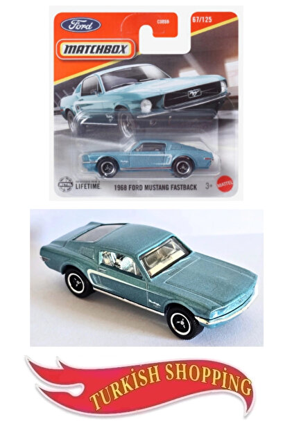 shop Matchb. 1:64 Ölçek 1968 Ford Mustang Fastback - Fiyatı, Yorumları