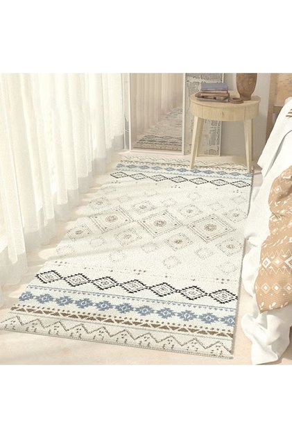 Luxurious Imitation Cashmere Rug Thick Soft Carpet 80X160 CM