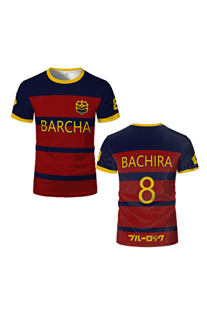 Freak Tshirt Anime Blue Lock Barcha Soccer Jersey Spor Forma T