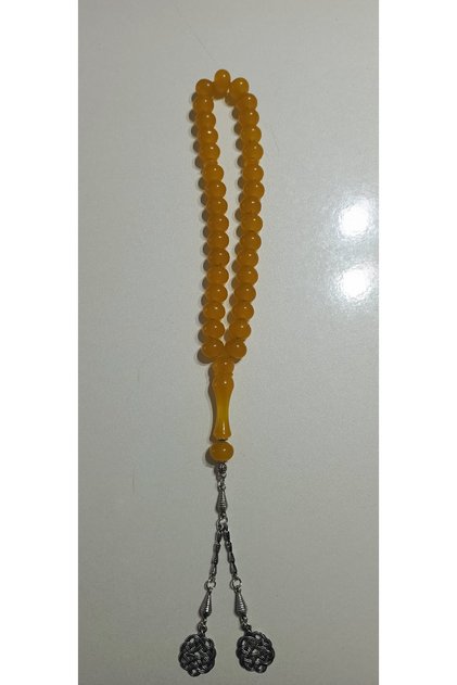 12 mm Wheel Cut Acrylic 33 Beads 2-Pack Tassel Prayer Beads