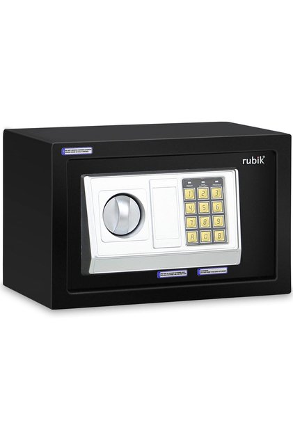 Small Safe Box with Digital Keypad and Key Lock 4.3kg (20x31x20cm) RB20EA Black