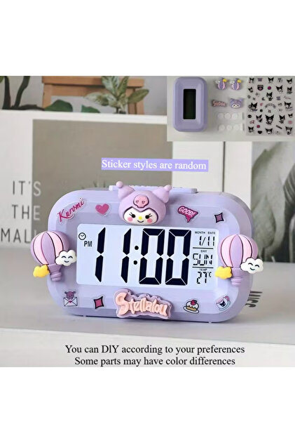 BABUN Sanrio Pilli Hello Kitty Kuromi Elektronik Dijital Işıklı