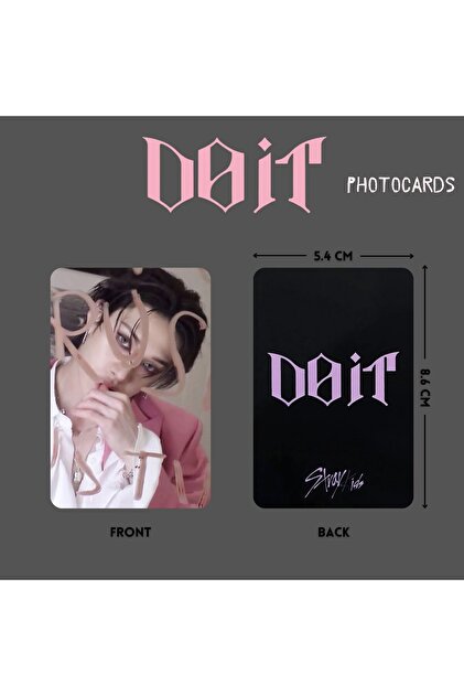 Kpop Dünyasi STRAY KIDS '' DO IT '' Photocards Set 1 - Fiyatı