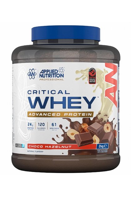 Critical Whey Protein 2kg Chocolate Hazelnut Flavored