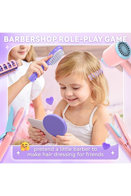 Mofy Baby Saç Şekillendirici Set Oyuncak Saç Bakım Seti Oyuncak