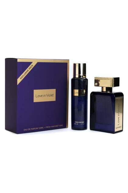 عبوة حصرية - 2 عطر 100 مل + 50 مل معطر شعر