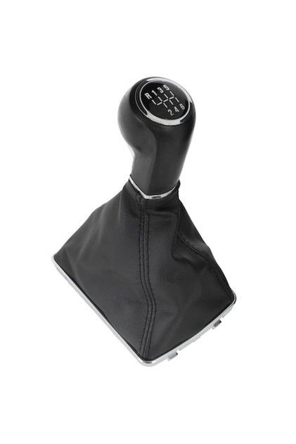 Manetă schimbător de viteze, Autowag, Opel Astra III H, 6+R, negru, 12mm