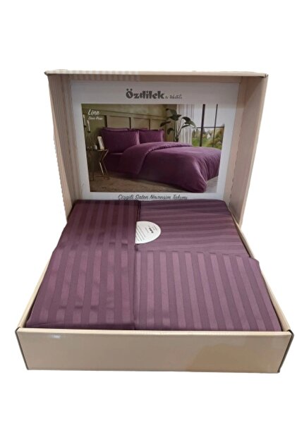 Duvet Cover Set Saten Double M.Deco Rose Line (Y)