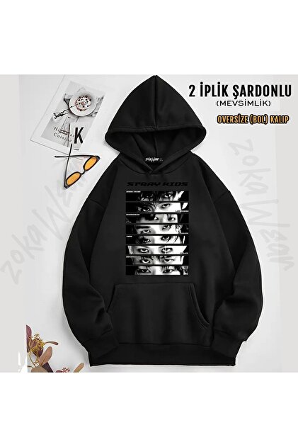 GALASHOP Bts Maxident Skzo Kapşonlu Hoodie Mod12 - Fiyatı, Yorumları