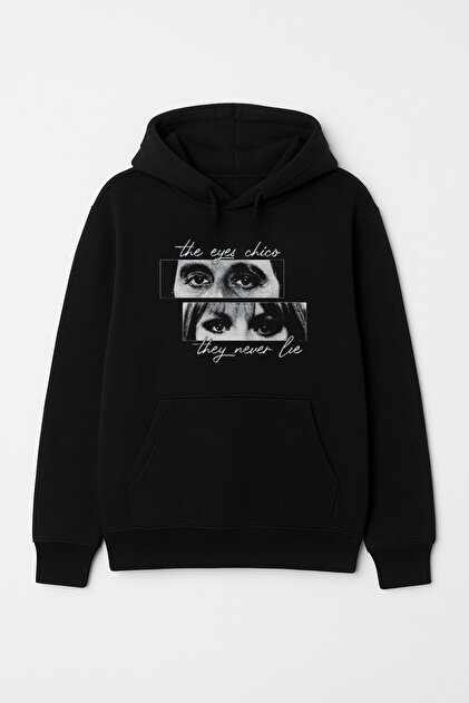 CALKARCOLLECTION The Eyes Chico They Never Lie Unisex Kapüşonlu