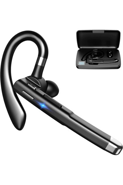 Casca Bluetooth Wireless TWS YYK-520, BT 5.0, HandsFree, Compatibilitate Universala, Negru/Argintiu