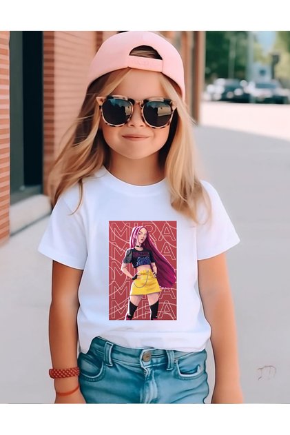 Kpop Demon Huntrix Rumi,Mira,Zoey Designed Cotton Breathable Fabric Premium Print Children's T-Shirt
