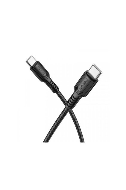 USB-C кабел за данни и зареждане - USB-C BX116 Certain 60W 1m Черен
