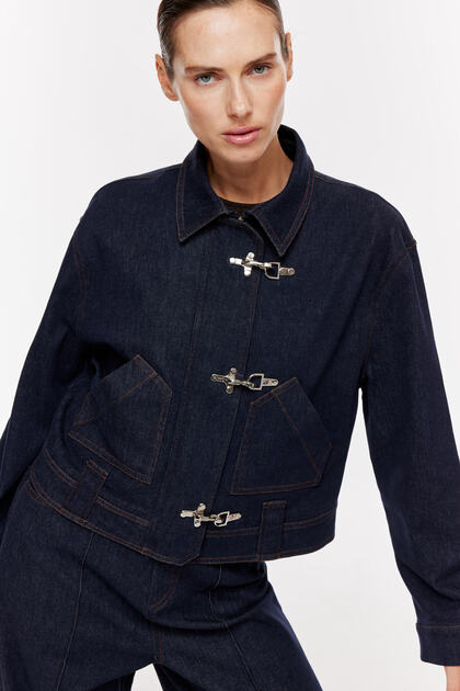 Jorbinol Aksesuar Detaylı Denim Ceket - Fiyatı, Yorumları