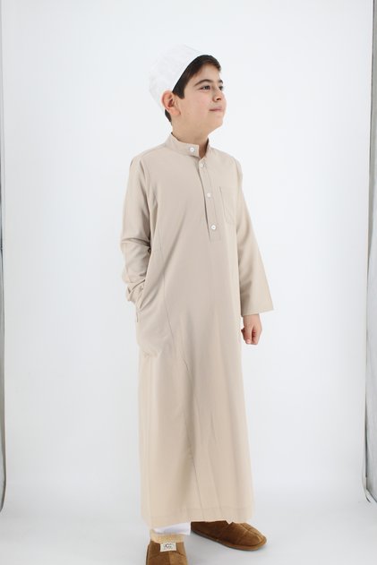 Children's Fistan Cellabiye Beige