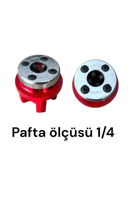 Metal Borular İçin Manuel Boru Pafta Diş Açma Paftası Diş Açma Pafta Takımı 1/4