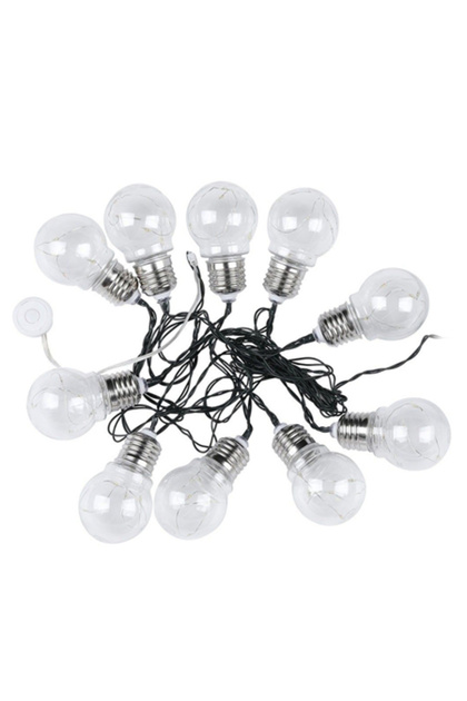 GHIRLANDA SOLARA LED 1W X 10 IP44 3000K