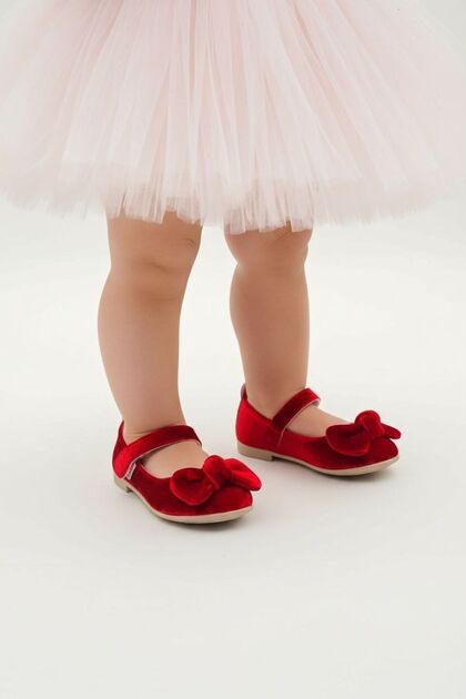 Baby Girls' Bow Detail Ballet Flats