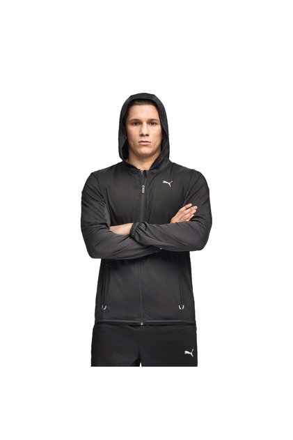 フルムゲン Puma Flex Fabric Mix Jacket Erkek Siyah Koşu Ceketi ERKEK KOŞU