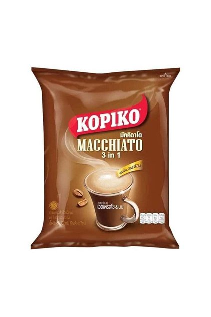 3-in-1 Macchiato Instant Coffee | 20 Sachets of Creamy, Smooth Coffee | Quick Mix, Strong Aro