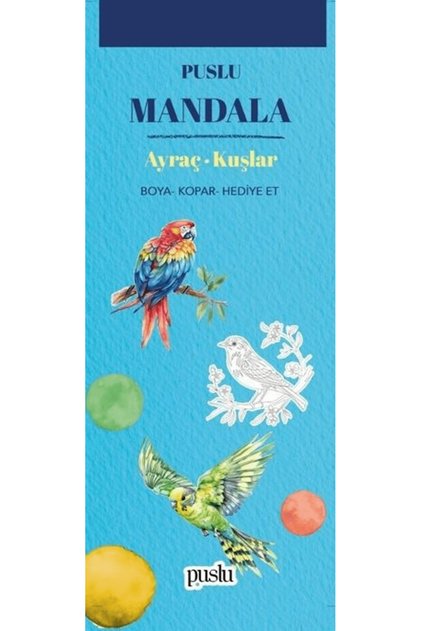 Mandala Ayraç - Kuşlar / Kolektif / / 9786057869586