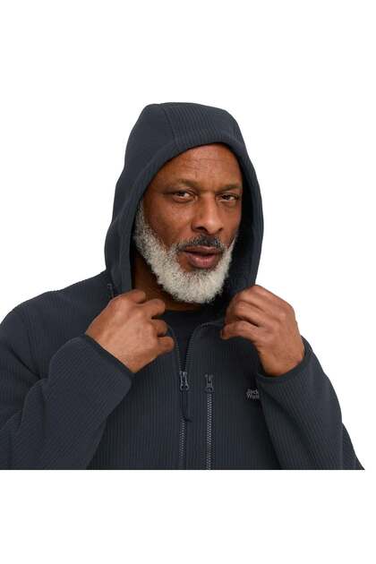 Jack Wolfskin Lake Ridge Hooded Erkek Mavi Outdoor Ceketi ERKEK