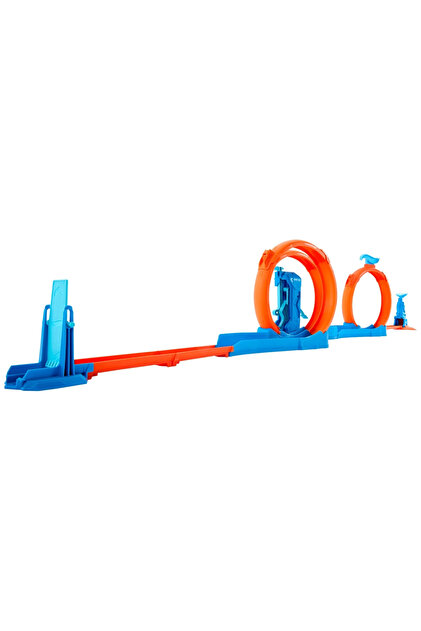 HOT WHEELS Track Creator Üçlü Çember Pist Seti JDW39 - Fiyatı