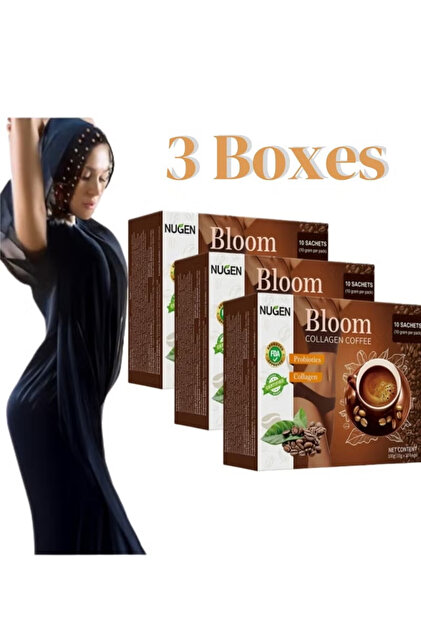 NUGEN 3-PACK Bloom Collagen Coffee 100% Organic and Glutathione, Diet Coffee Slimming Coffee- Trendyol NUGEN 3-PACK Bloom Collagen Coffee 100% Organic and Glutathione, Diet Coffee Slimming Coffee- Trendyol