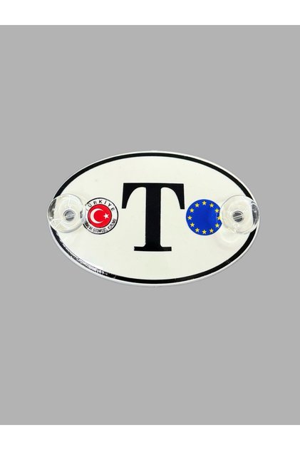 Letter t Special for Labelers Plexiglass Oval with Arma Suction Cup