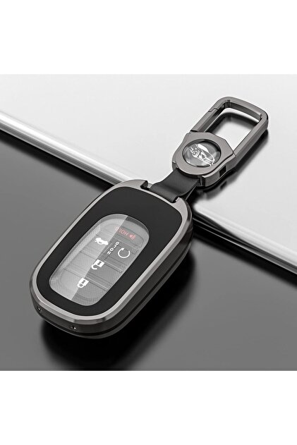TPU+Zinc Alloy Honda Key Fob Cover for 2022–2023 Accord Civic CR-V HR-V Pilot Smart Key Case