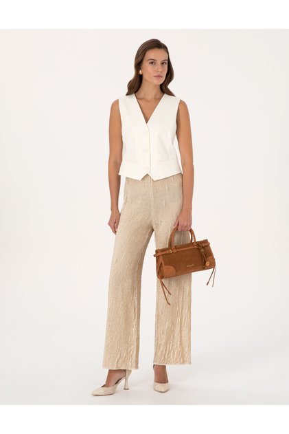 Cream Flare Fit Sweatpants 50309425-Vr071