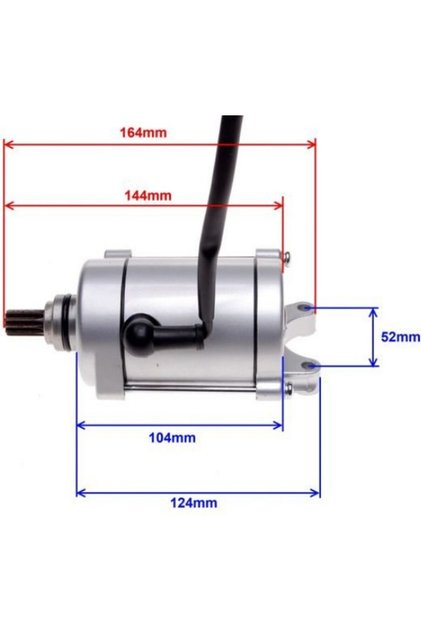 Motor electric ATV de 200cc cu 11 dinți