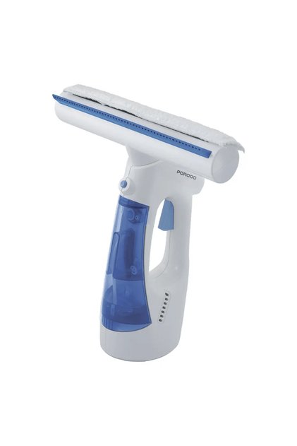 Lifestyle Cordless Window Vacuum Cleaner - Dual-Tank, 30min, 1kPa, 9W, White