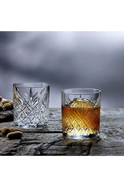 Set 4 Pahare Timeless 60 ml – Sticlă elegantă cu design clasic gravat, ideal pentru shoturi, lichio