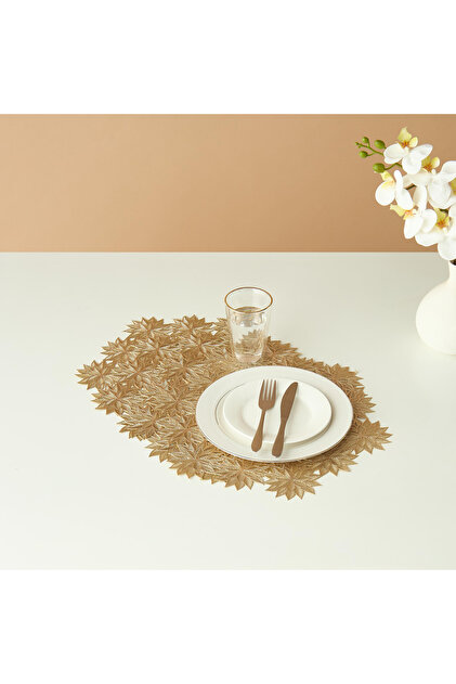 Floral Textured Placemat - 38 cms