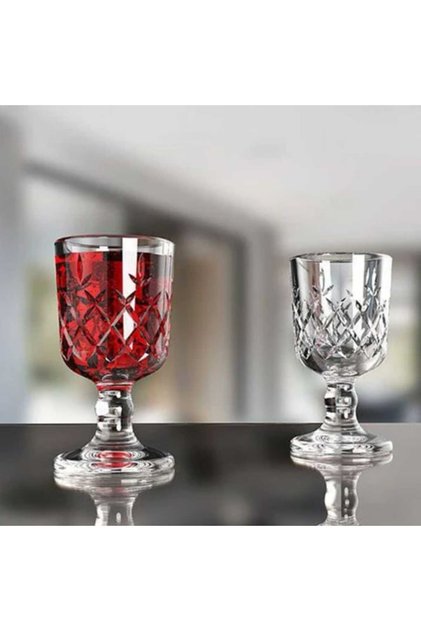 Set de 6 pahare de shot cu picior 50 ml